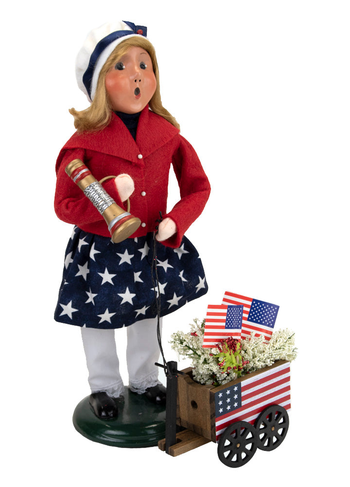 2021  Patriotic Girl w Wagon