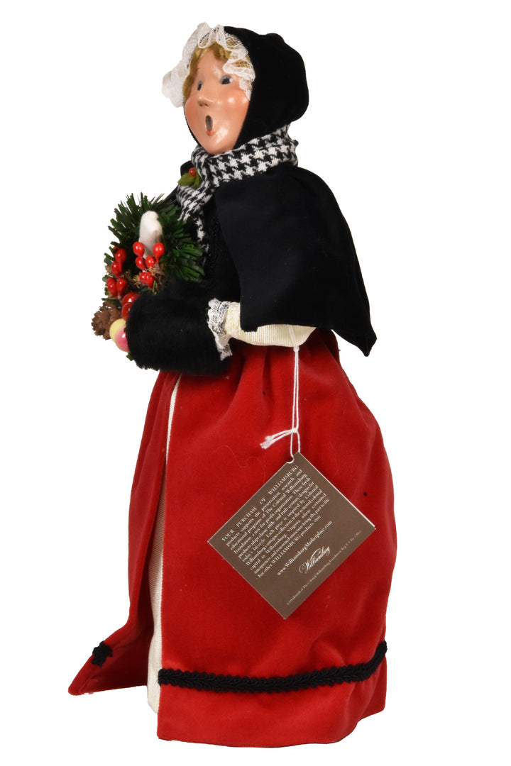 Red & Black Colonial Woman