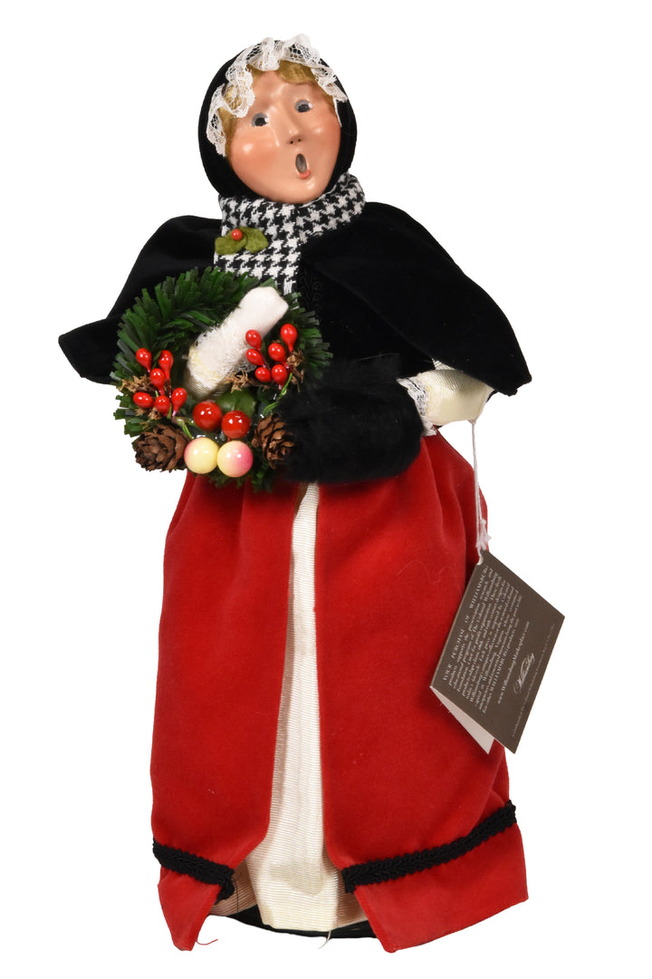 Red & Black Colonial Woman
