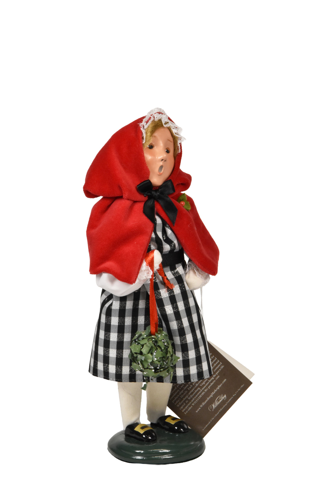 Red & Black Colonial Girl