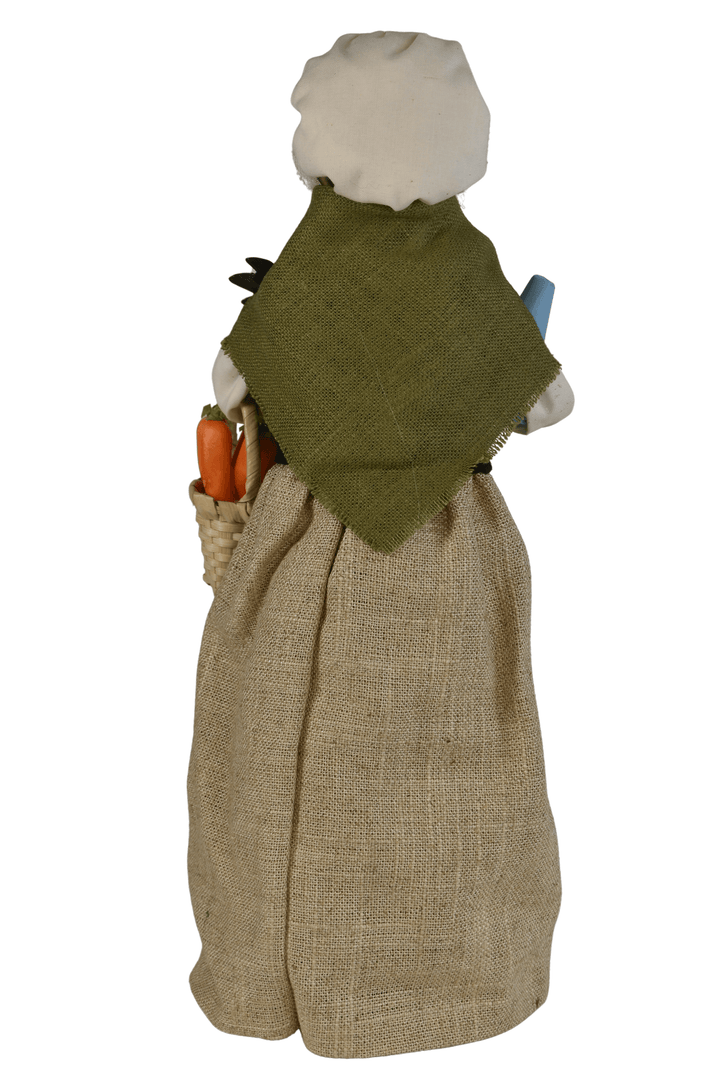 Colonial Shopping Woman