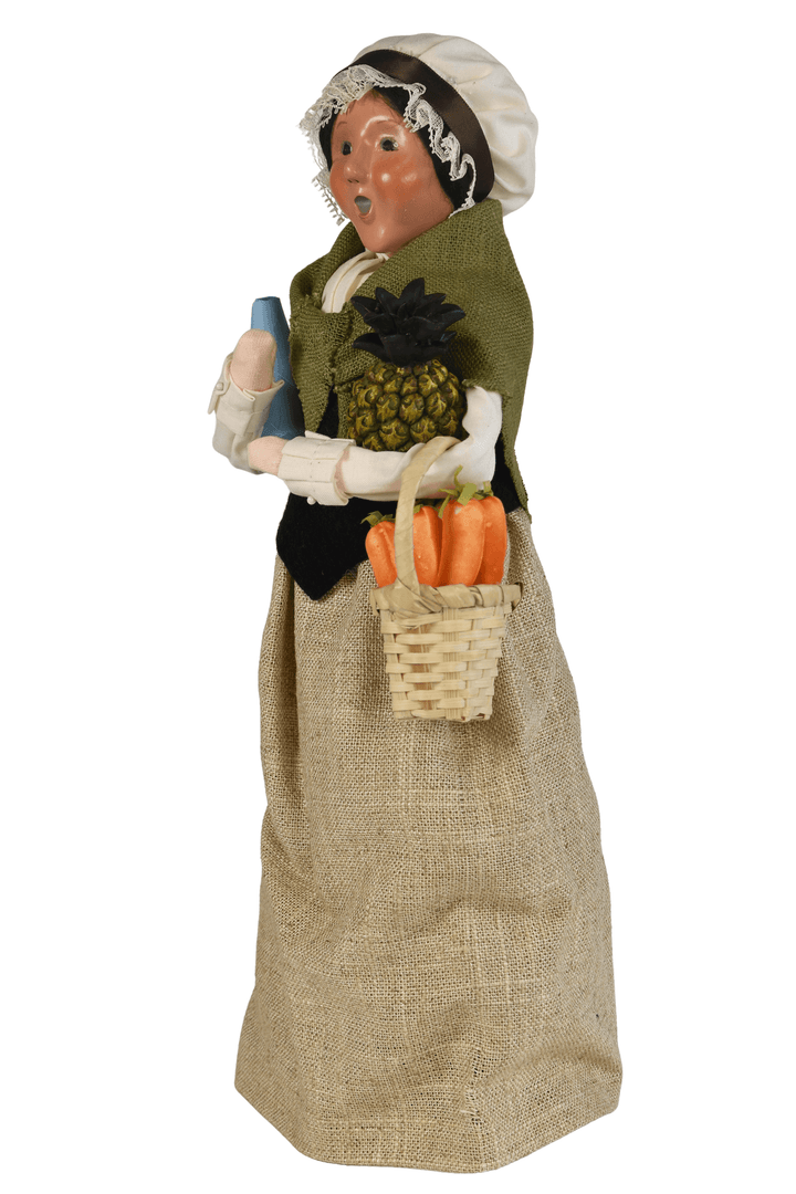 Colonial Shopping Woman