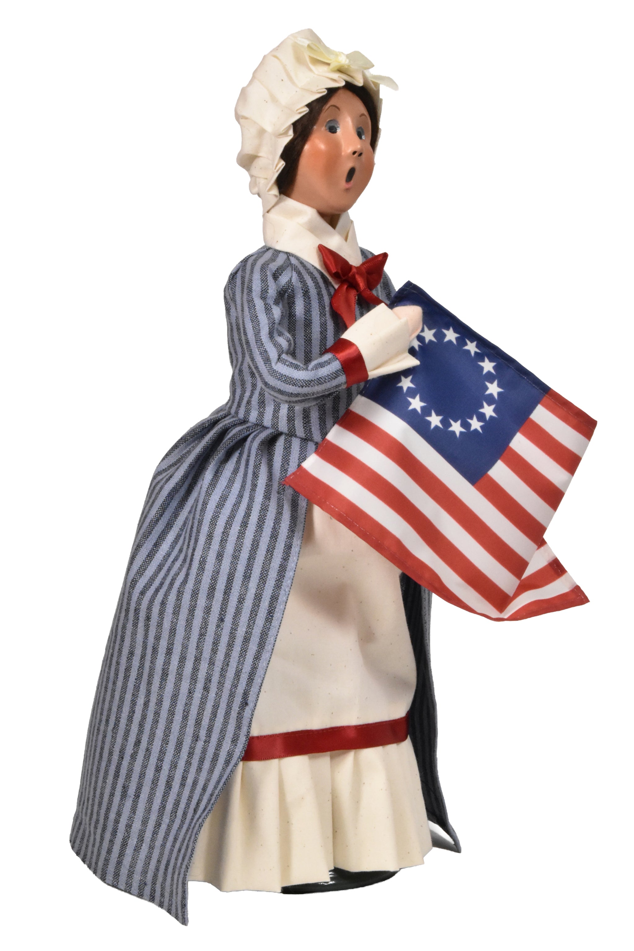 Betsy Ross Figurine, Byers' Betsy Ross Caroler Doll – Byers