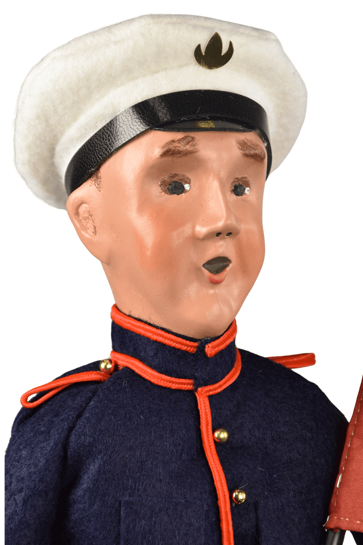 Marine Man with Flag