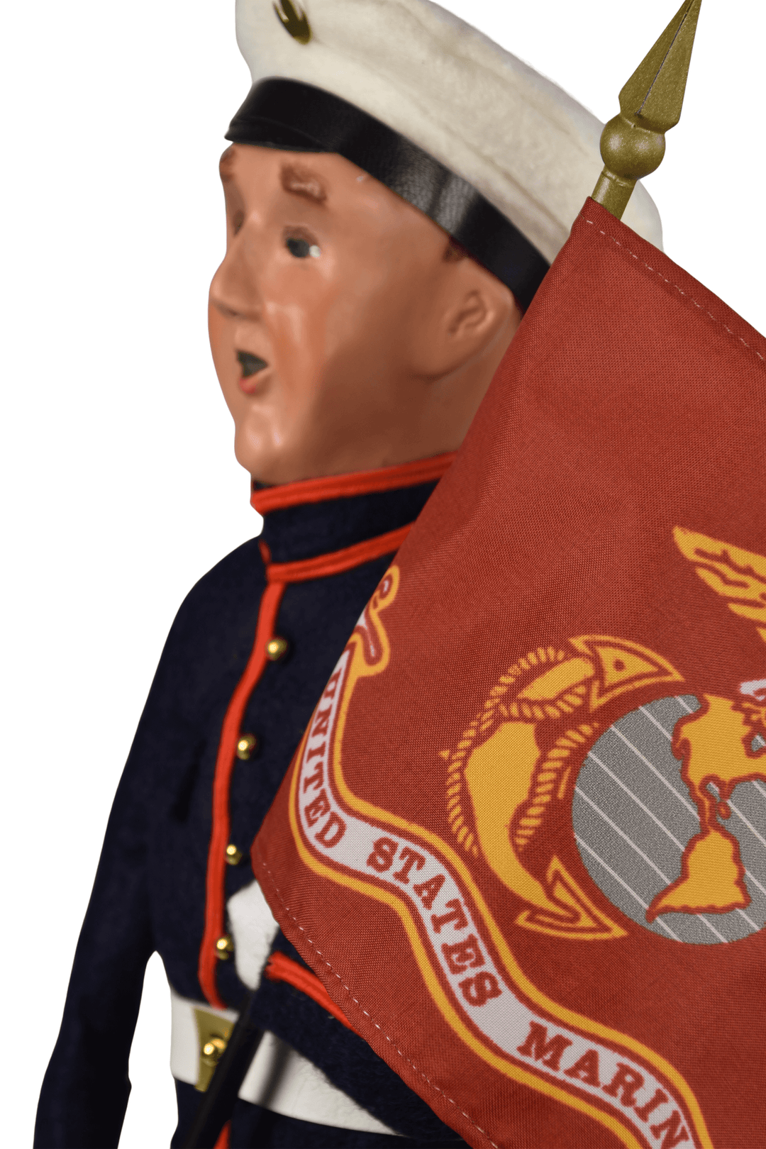 Marine Man with Flag