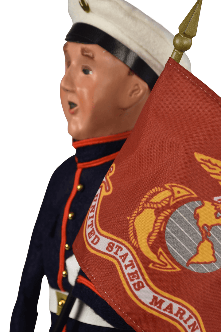 Marine Man with Flag