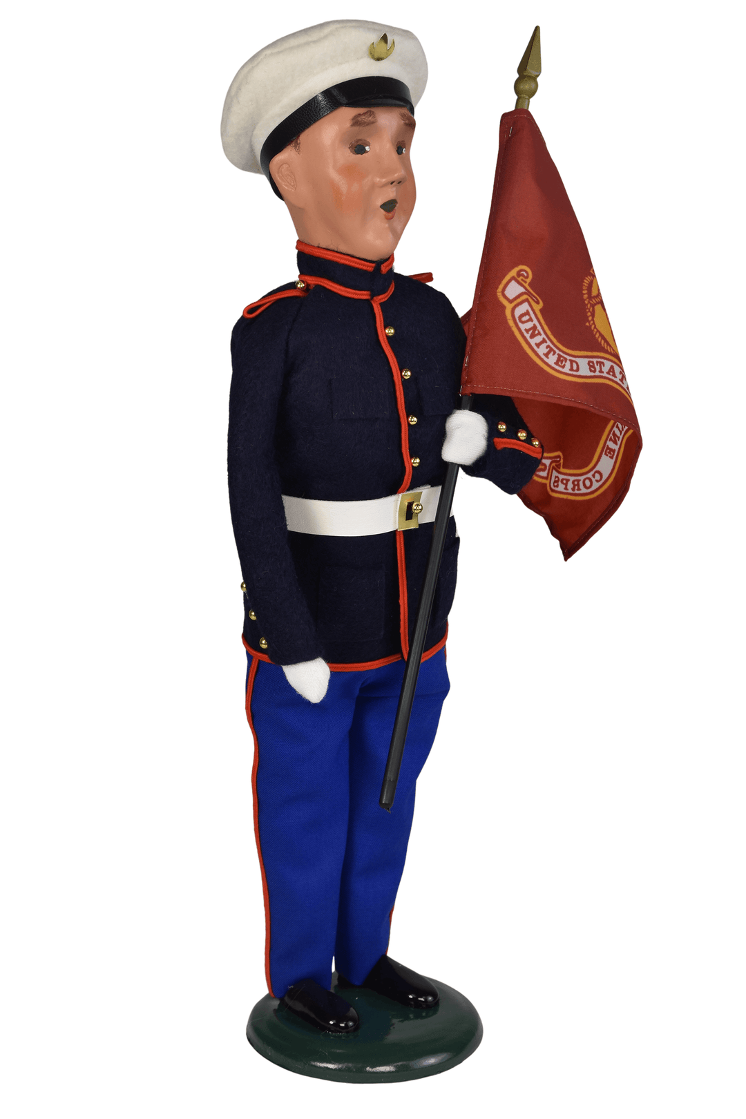 Marine Man with Flag