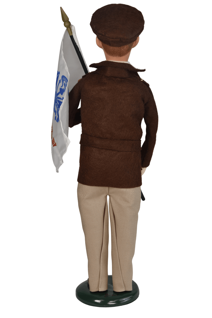 Army Man with Flag