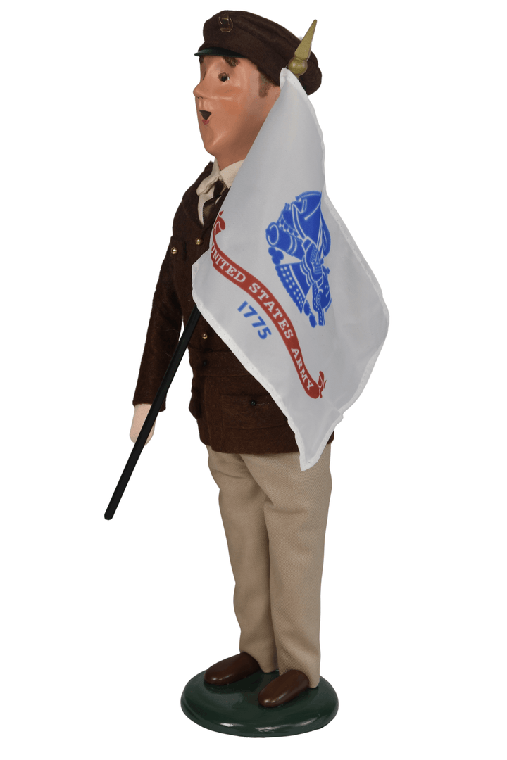 Army Man with Flag