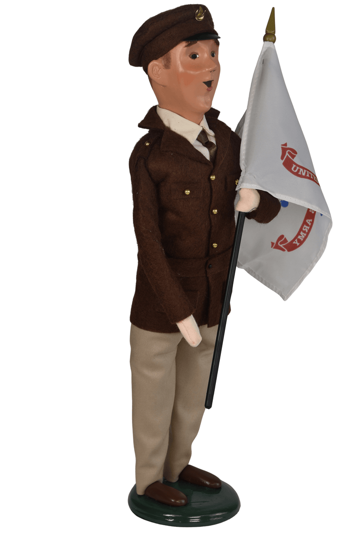Army Man with Flag