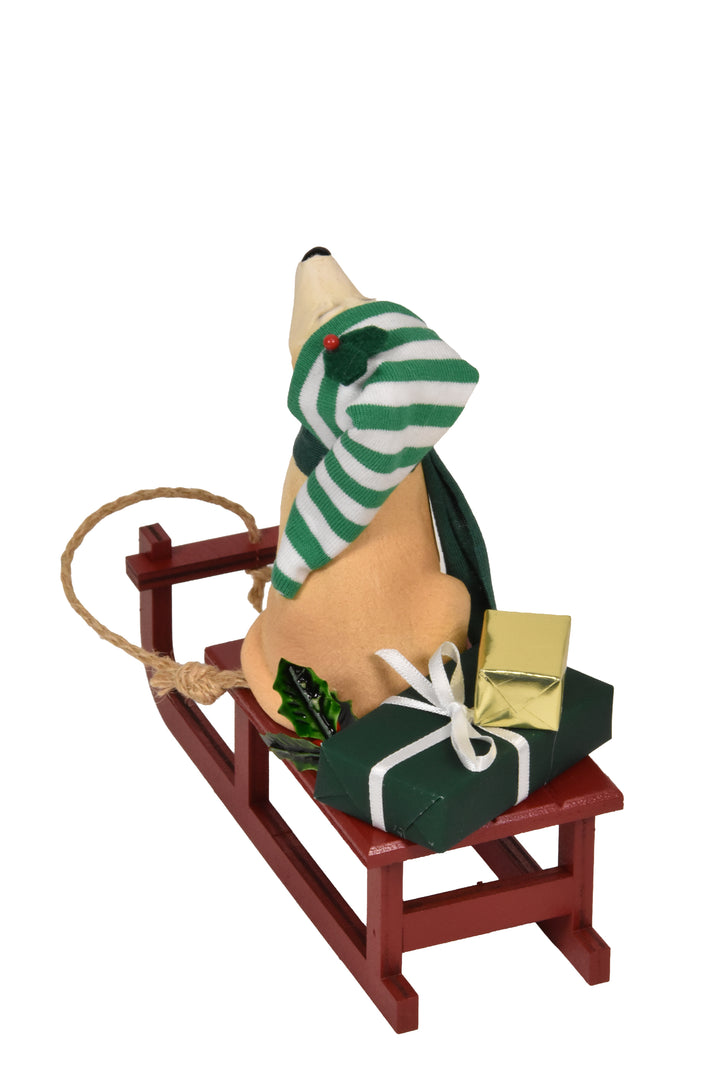 Dog with Sled