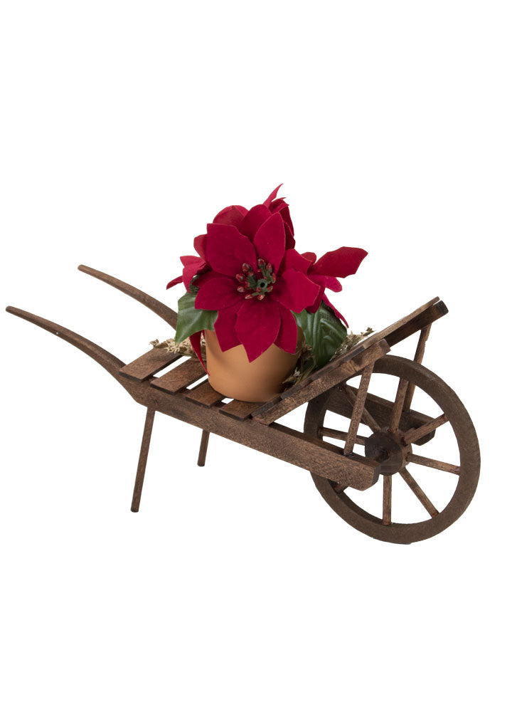 2021  Poinsettia Wheelbarrow
