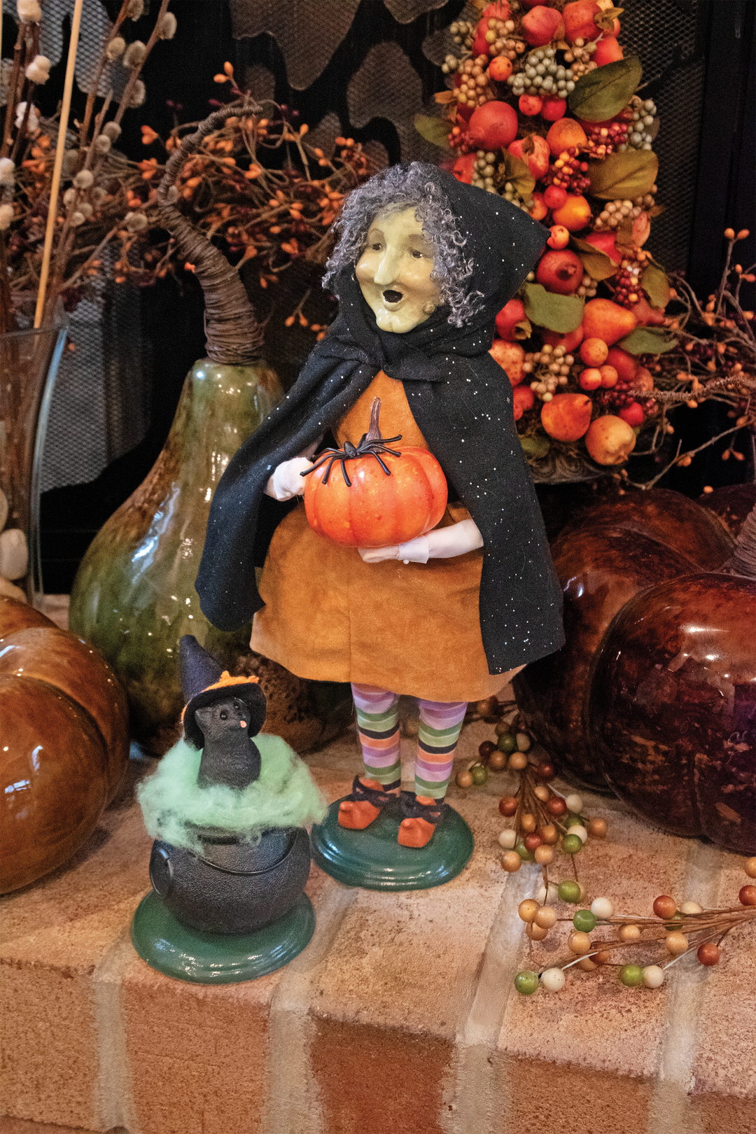 Witch with Pumpkin