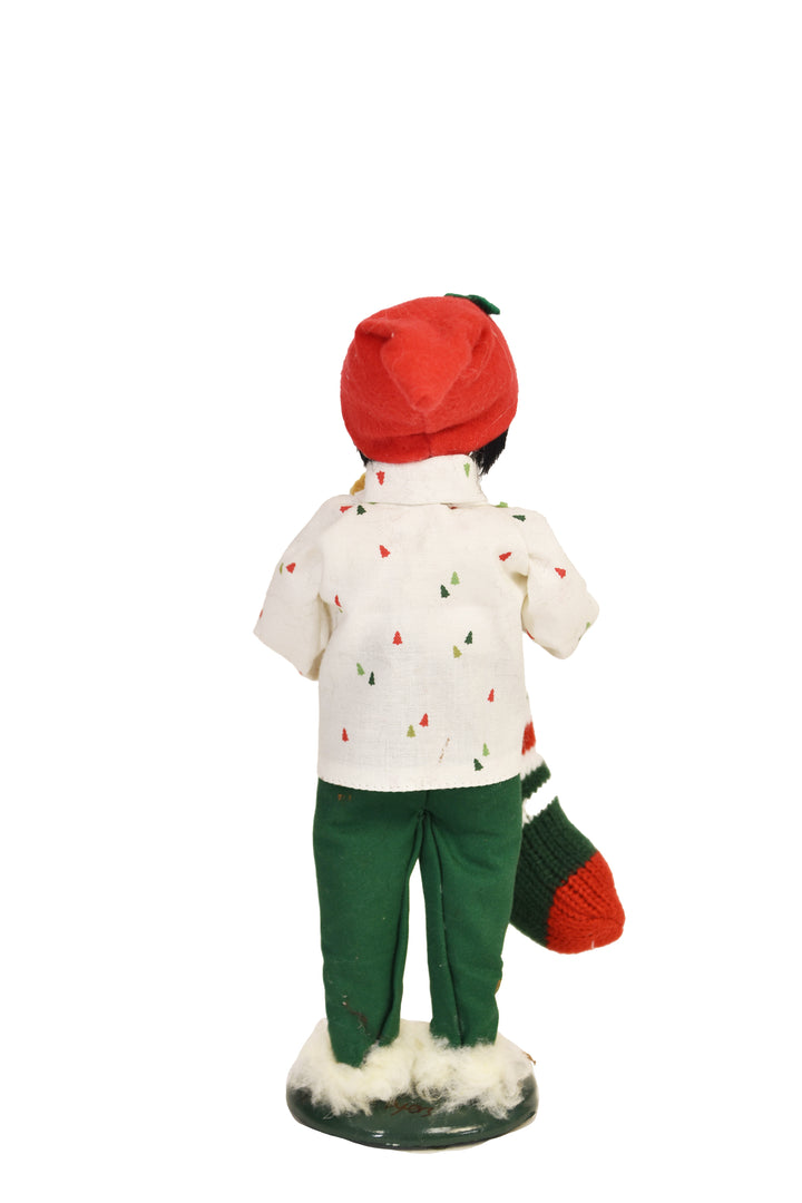 African American Stocking Family Boy