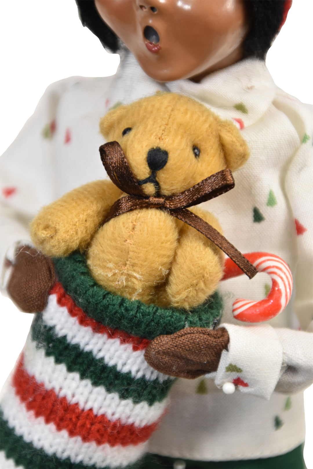 African American Stocking Family Boy