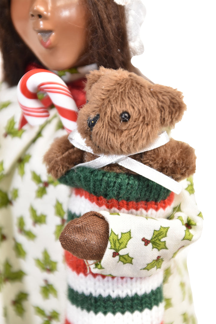 African American Stocking Family Girl