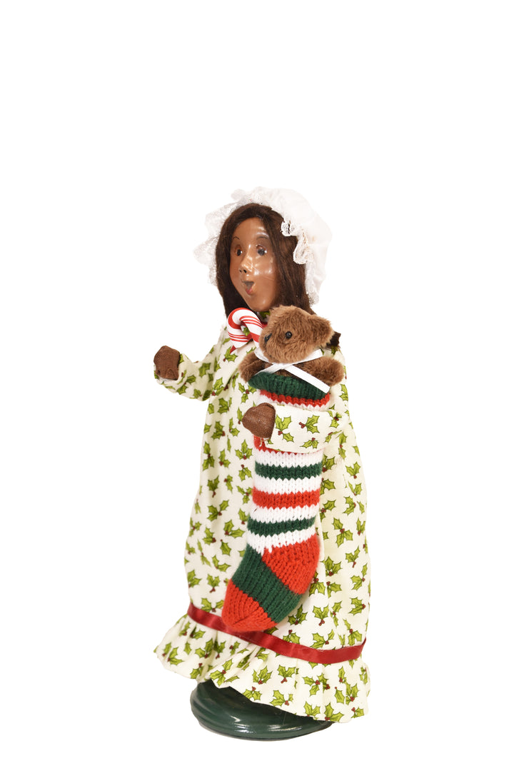 African American Stocking Family Girl