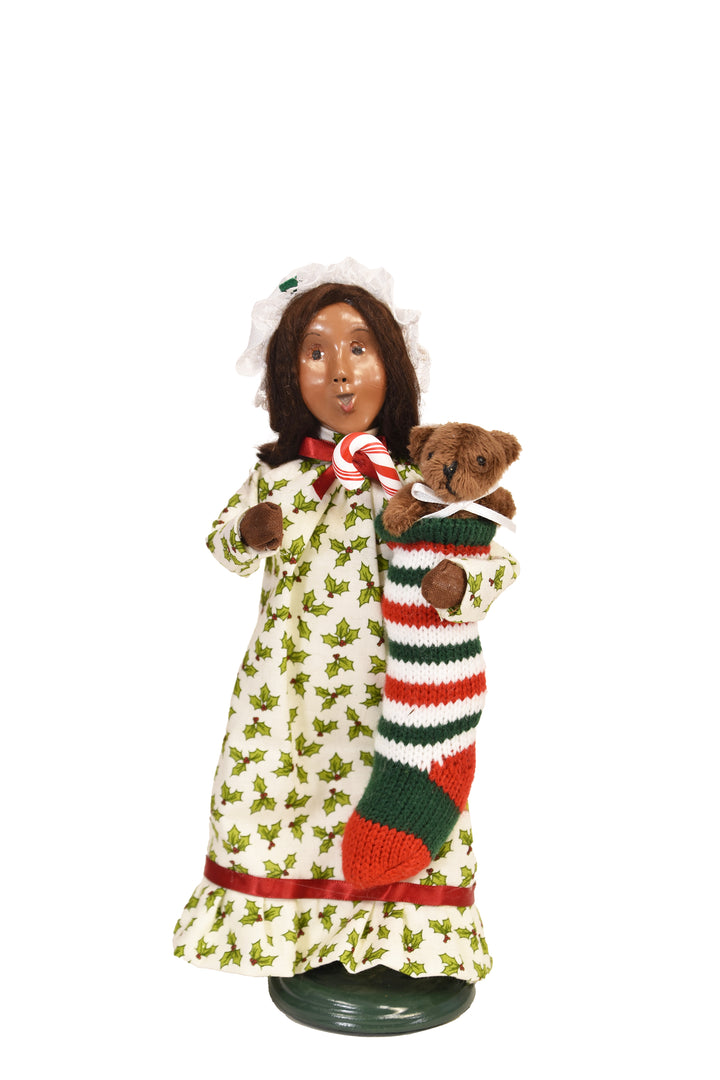 African American Stocking Family Girl