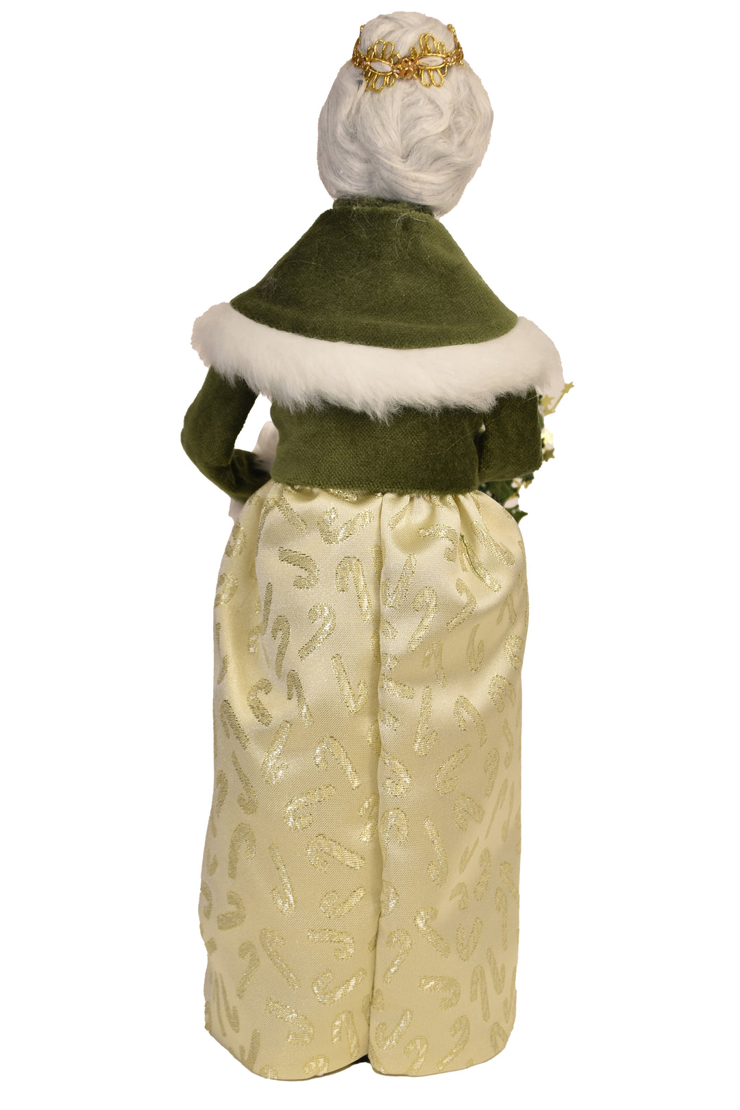 African American Gold Sparkle Mrs Claus