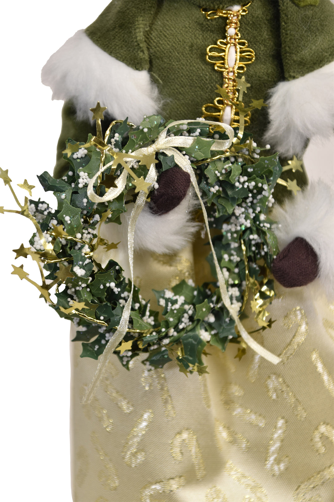 African American Gold Sparkle Mrs Claus