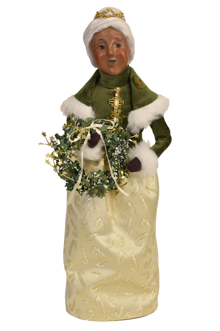 African American Gold Sparkle Mrs Claus