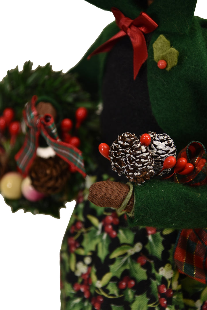 African American Holly Wreathmaker