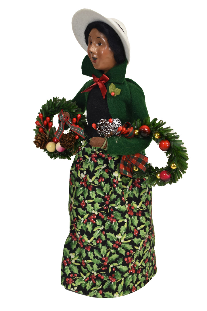 African American Holly Wreathmaker