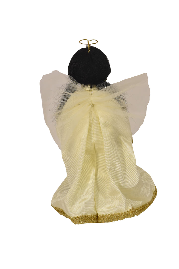 African American Angel with Harp