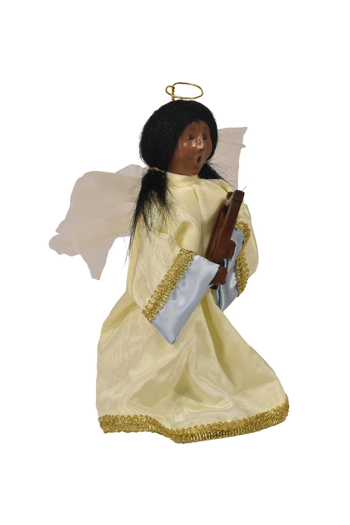 African American Angel with Harp