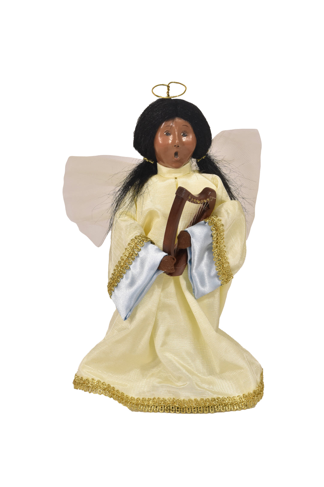 African American Angel with Harp