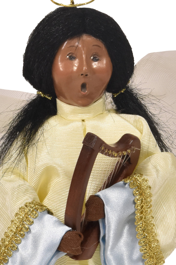 African American Angel with Harp