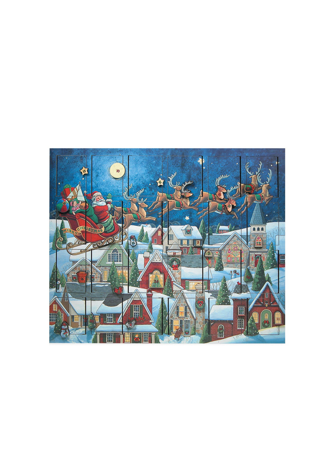 2018  Santa’s Sleigh Advent Calendar