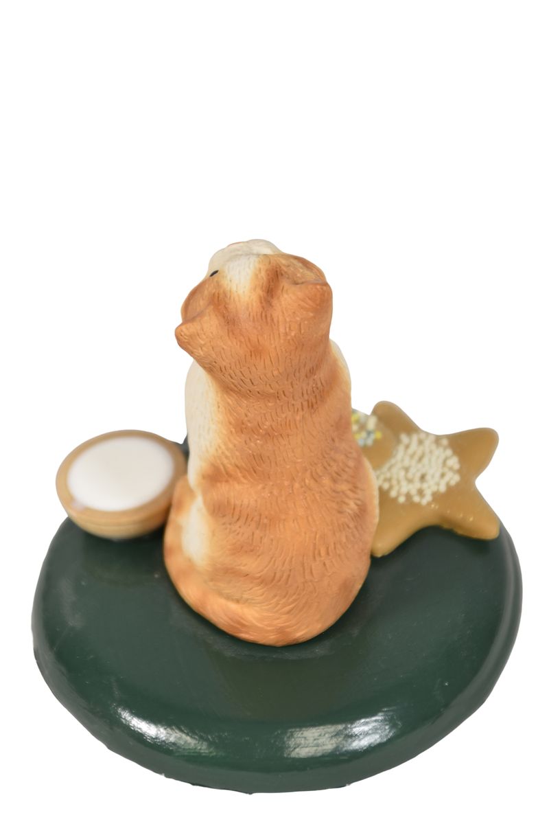 Tabby with Milk & Cookies