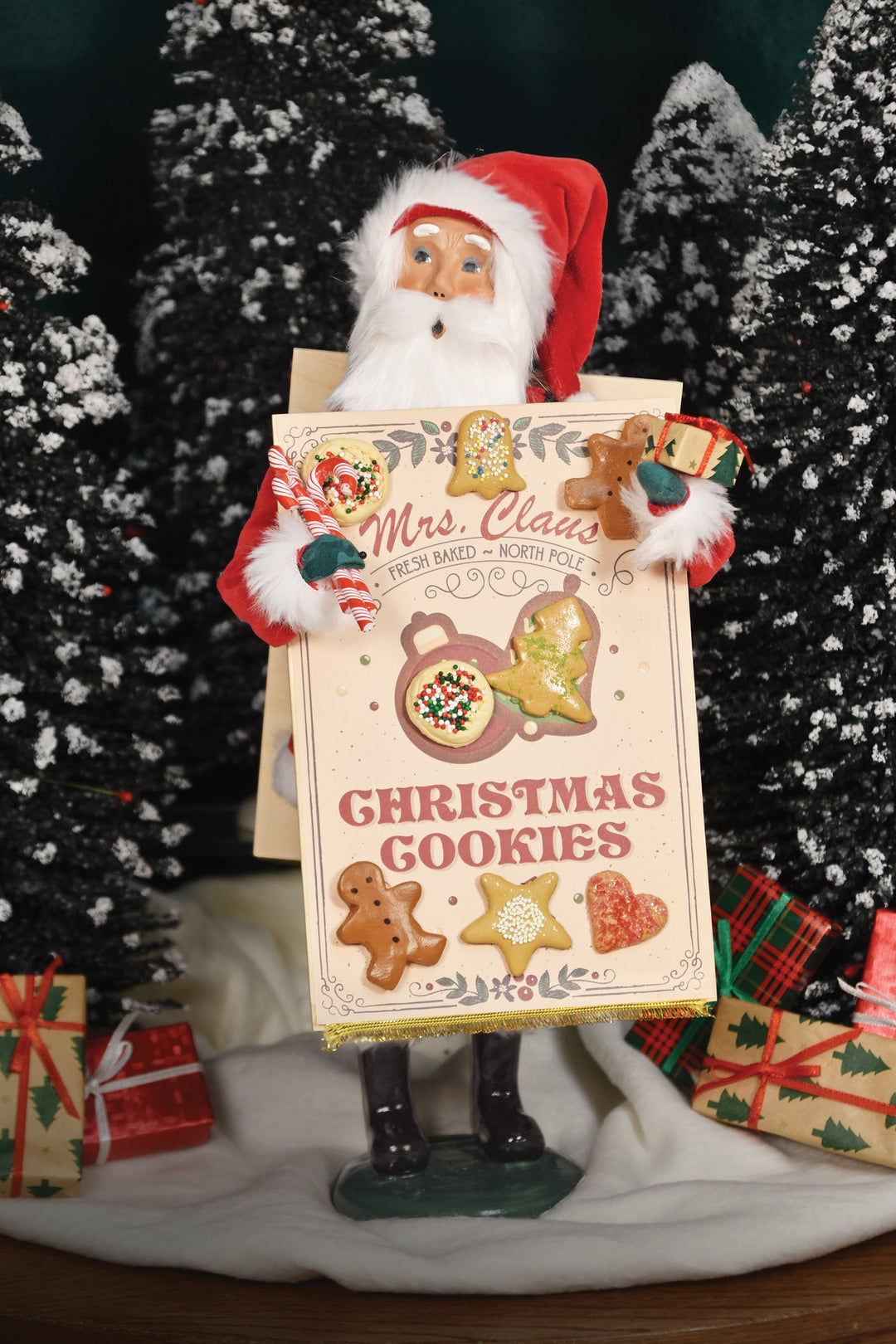 Santa w/ Cookie Sandwich Board
