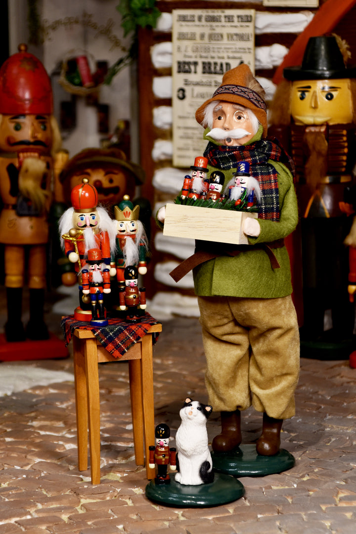 Cry Selling Nutcrackers