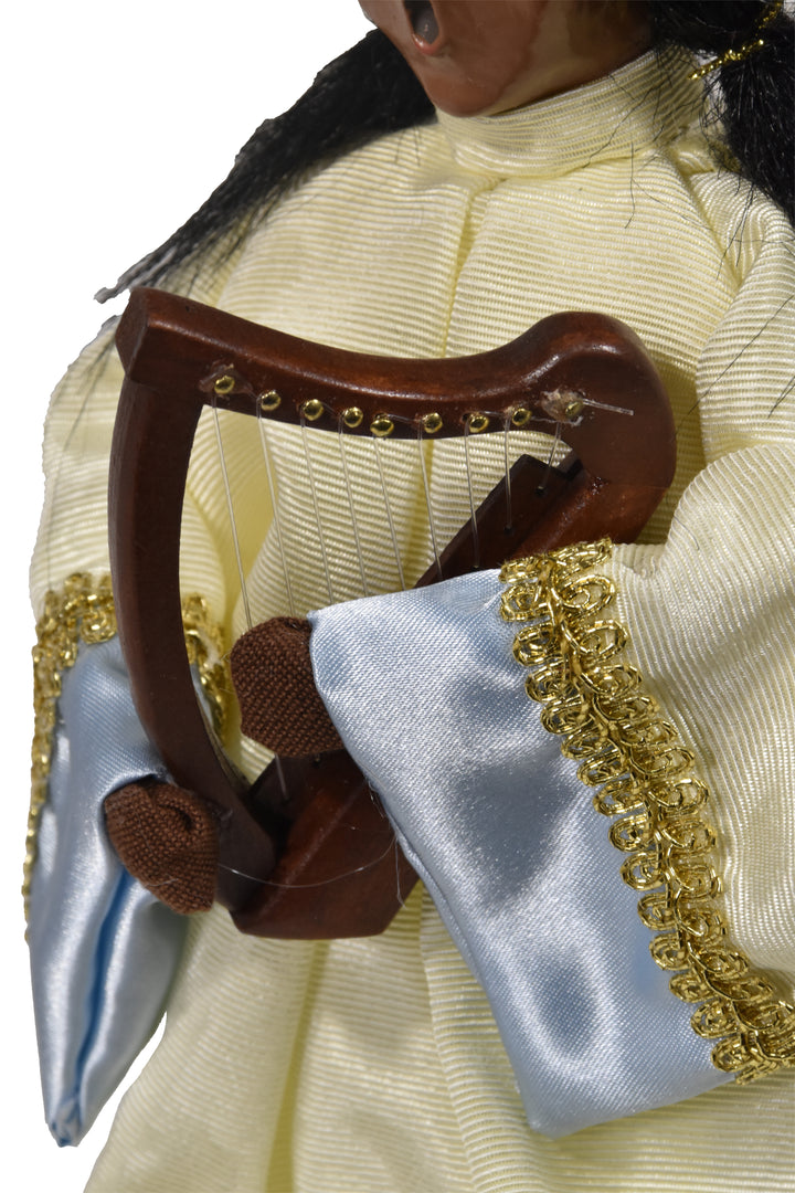 African American Angel with Harp