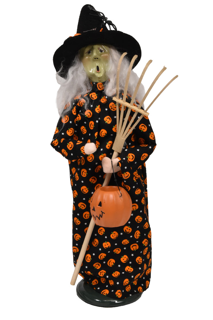 Jack O' Lantern Witch - One Of A Kind - Auction
