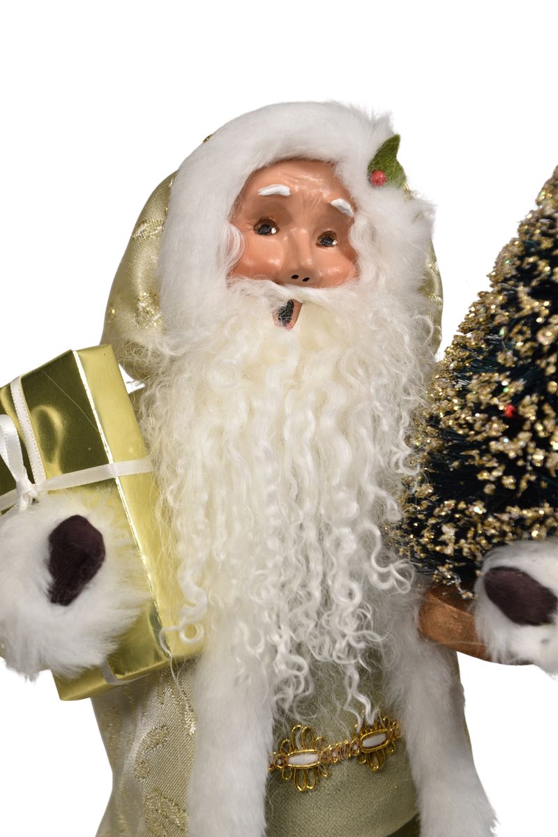 Gold Sparkle Santa
