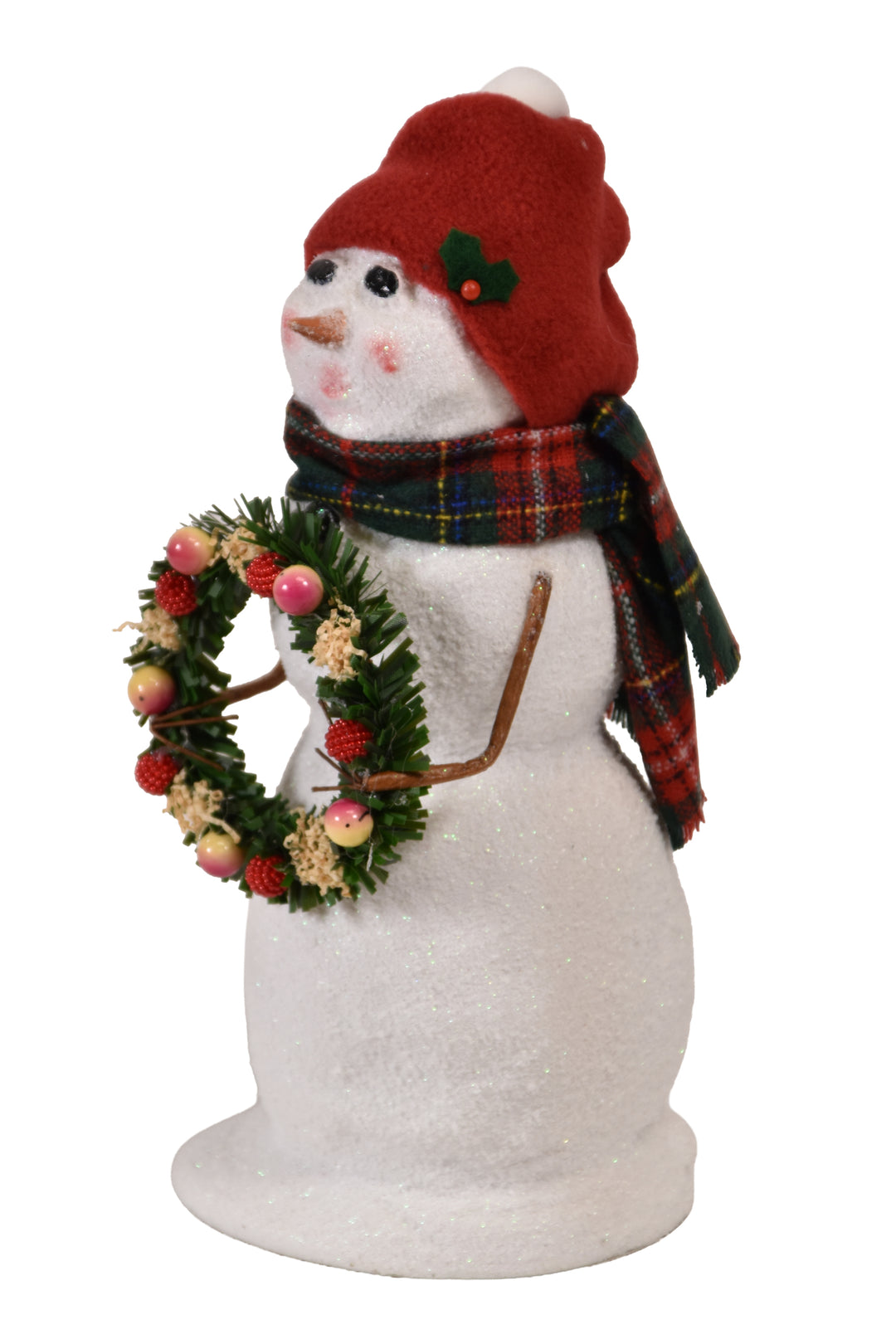 Snowman with Wreath
