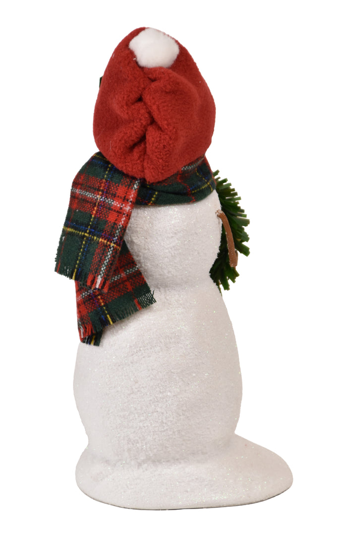 Snowman with Wreath