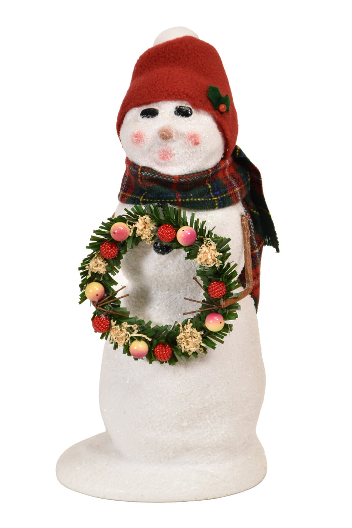 Snowman with Wreath