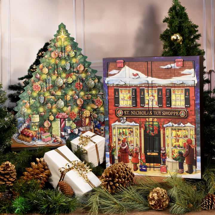 Musical Tree w Lights Advent Calendar
