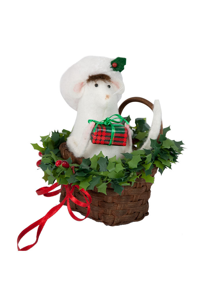 2018  Santa Mouse in Basket