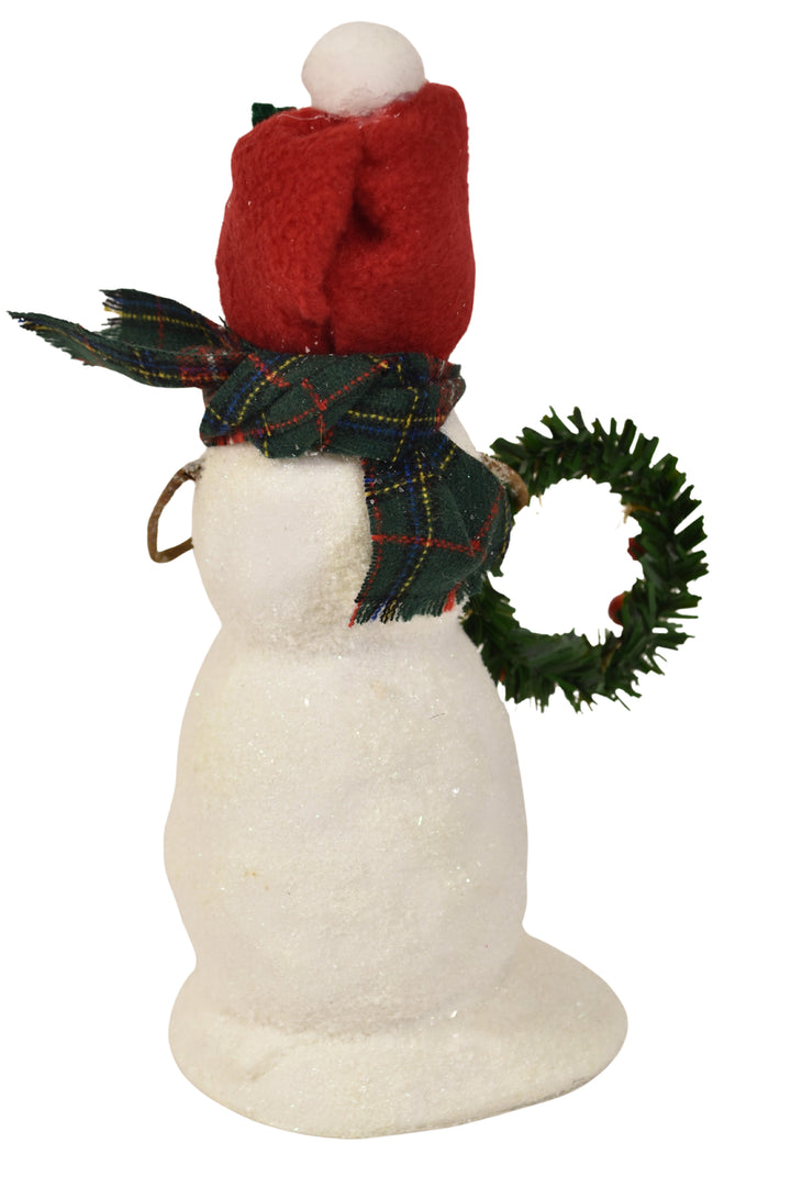 Snowman with Wreath