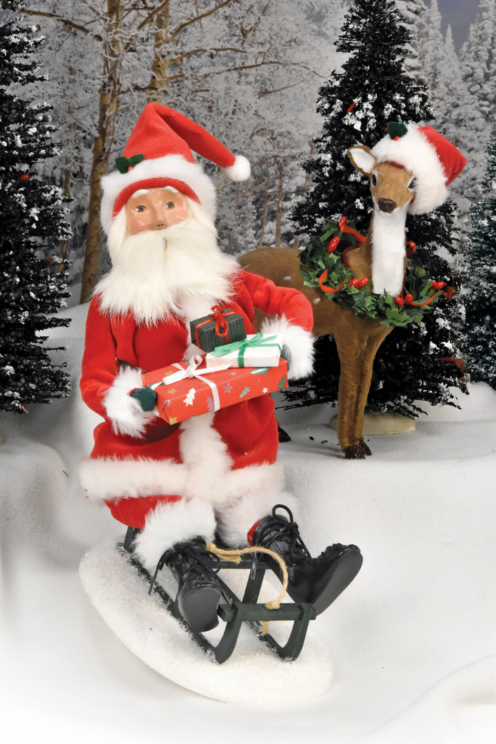 Santa On Sled