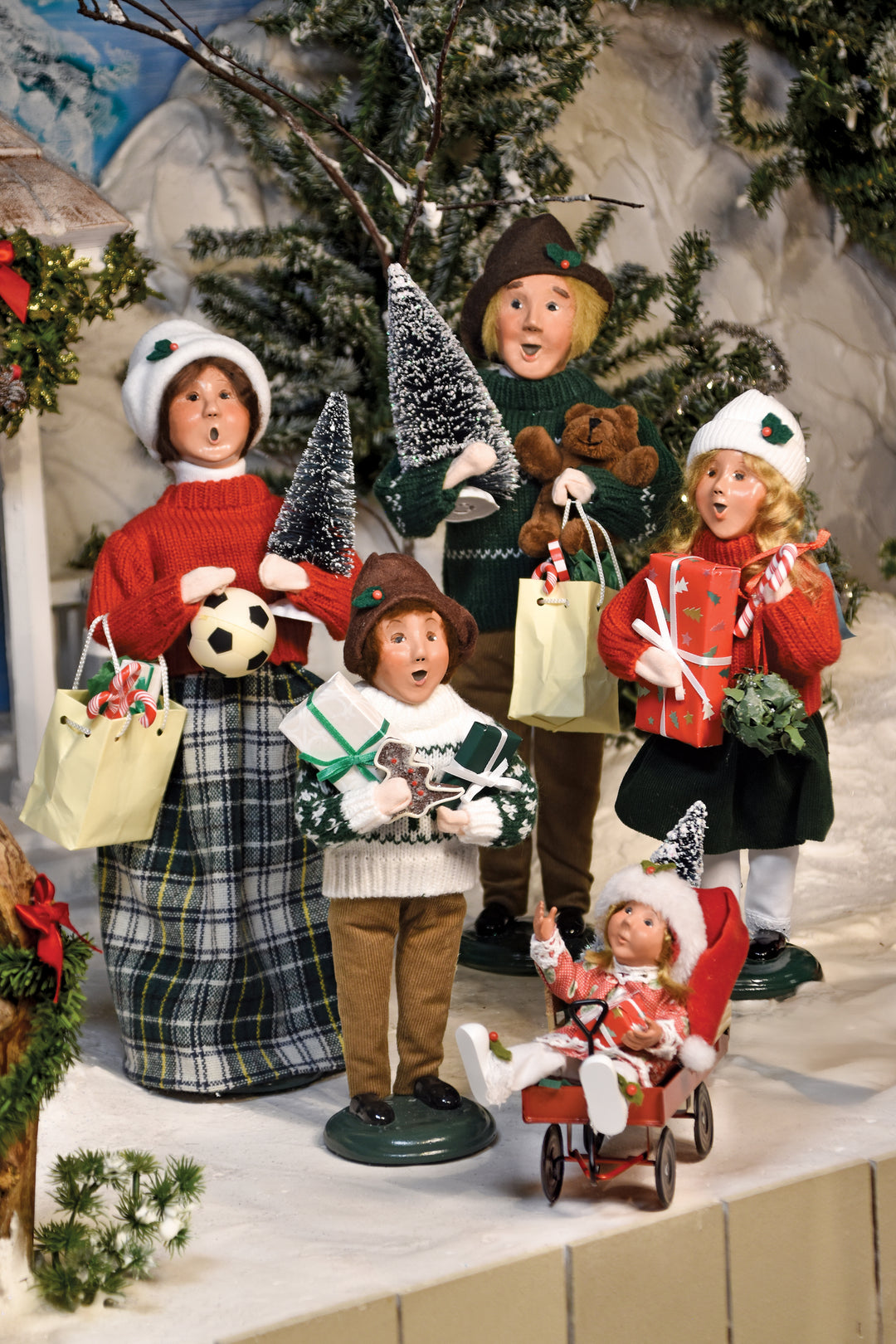 Shopping Family Woman