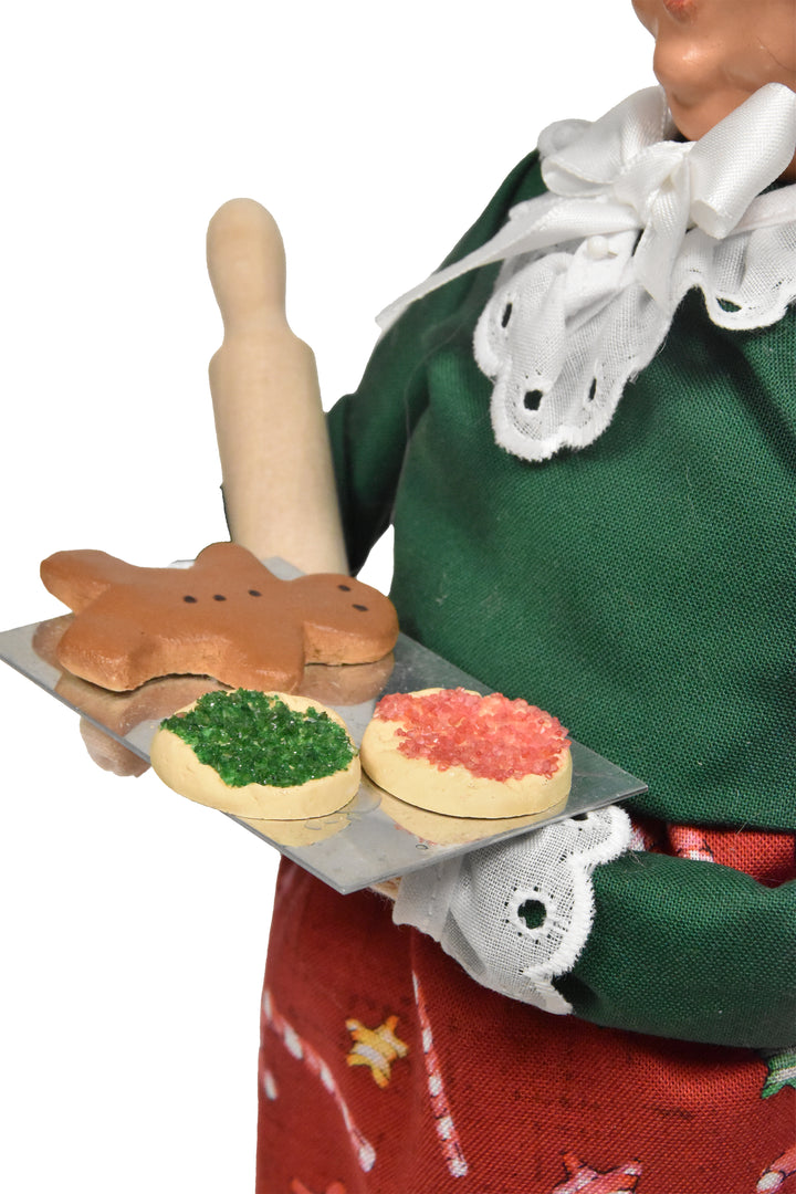 Cookie Baking Mrs Claus - One Of A Kind - Auction