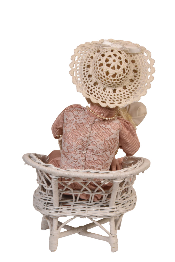 Mother & Baby On Wicker Chair (YR - UNKWN) - Auction