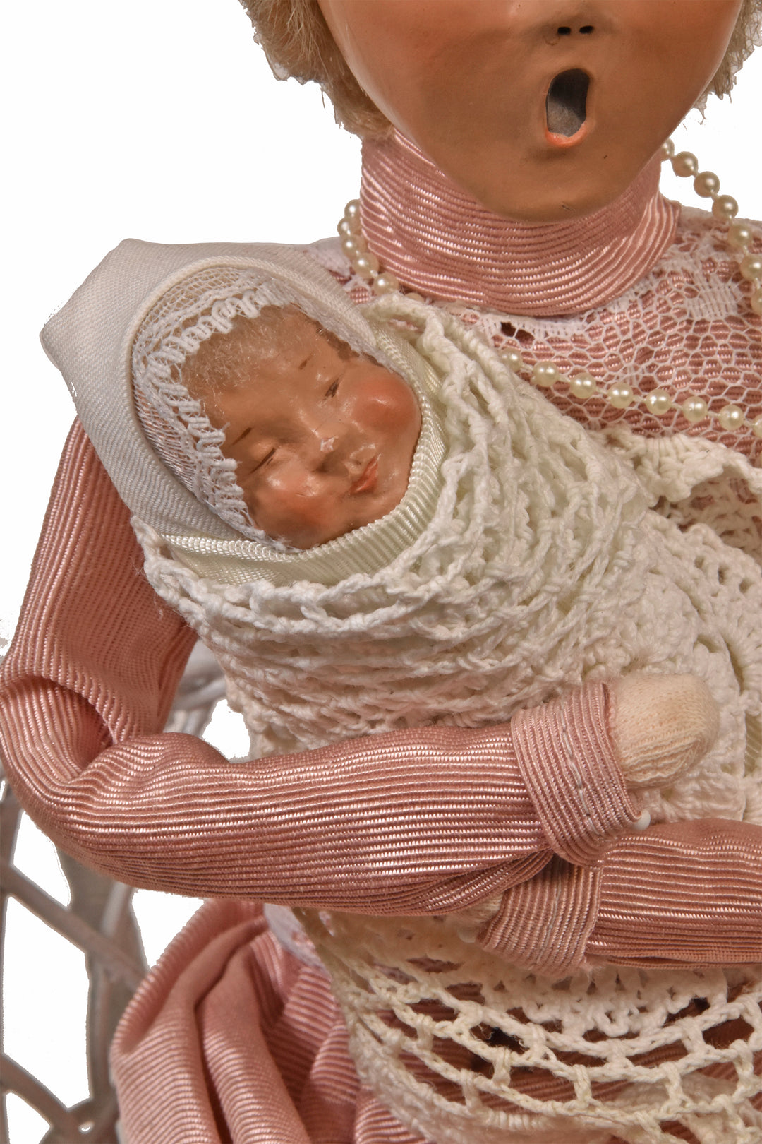 Mother & Baby On Wicker Chair (YR - UNKWN) - Auction