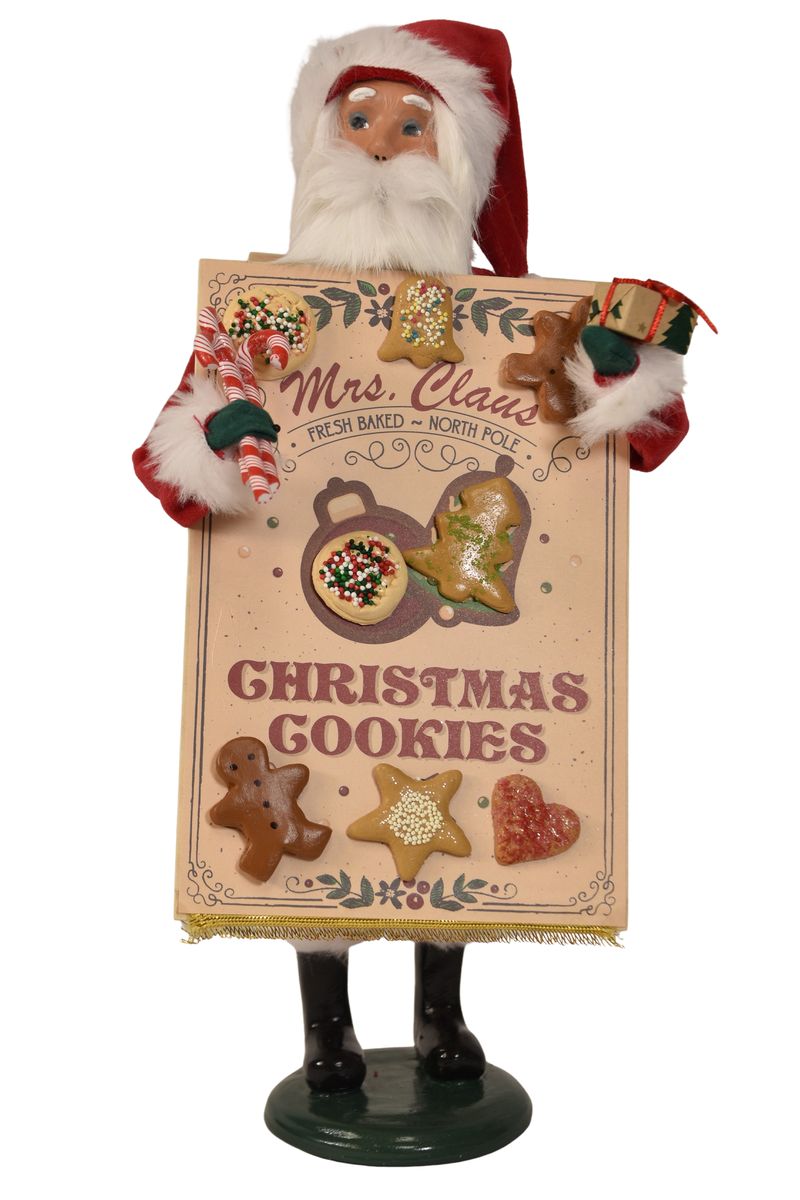 Santa w/ Cookie Sandwich Board